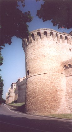 The walls of Corinaldo