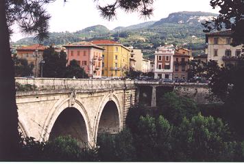 Ponte Nuovo over to Ascoli Piceno