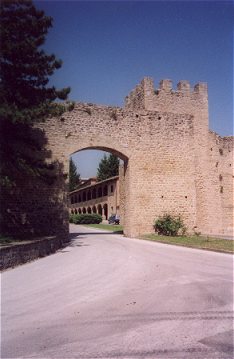 San Ginesio - the 14th century Porta Picena