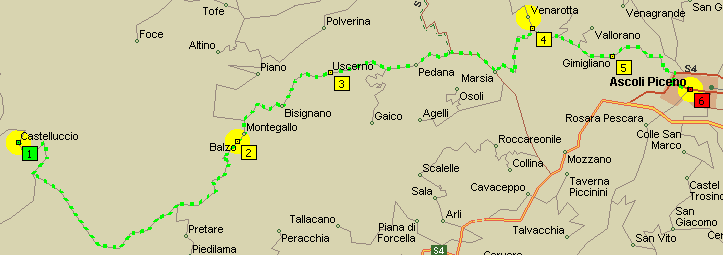 Castelluccio to Ascoli Piceno