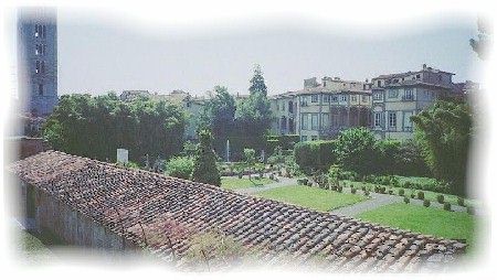 13f.jpg (Lucca - view from walls looking into the old town)