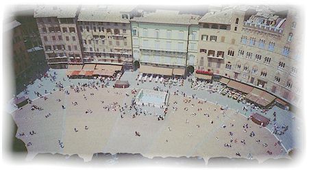 34f.jpg (Siena - view of Piazza del Campo from the top of the bell tower)