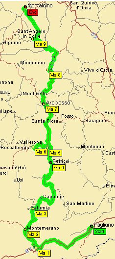 Day 10 - Pitigliano to Montalcino