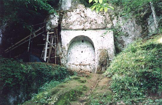 Tomb facade