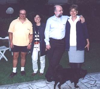 Sergio, Daniela, Antonio, Maria and dog.