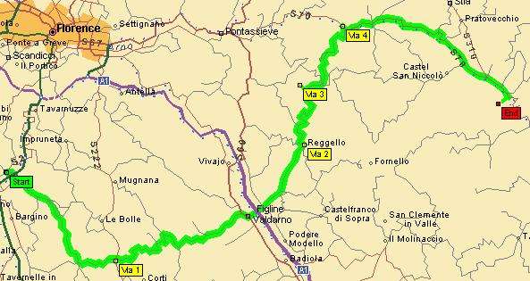 San Casciano to Poppi