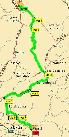 Gubbio to Assisi