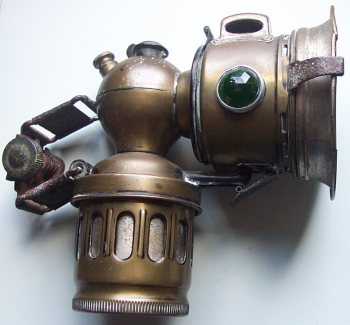 Carbide bicycle lamp (circa 1930?)