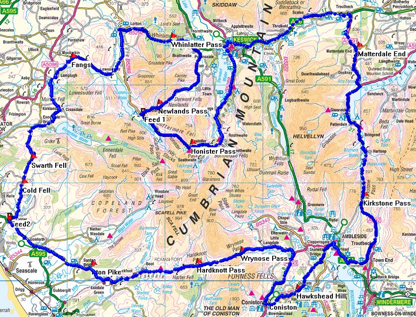 Fred Whitton Challenge route